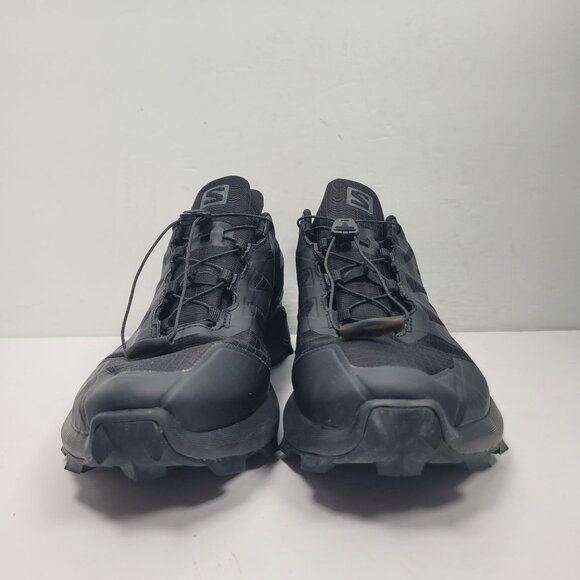 Salomon Supercross Men's Gore-Tex Black Running Shoes 408092 US Size 10 - Picture 3 of 7